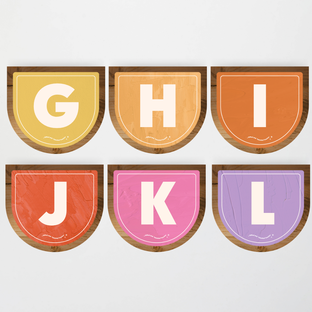 Bunting Flags and Lettering - North America Classroom Decor - Teacher Resources & Classroom Decor