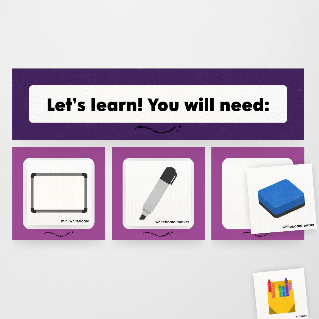 Supplies You Will Need Classroom Display - Watch this Space Classroom Decor
