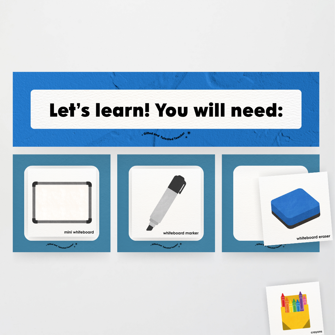 Supplies You Will Need Classroom Display - North America Classroom Decor