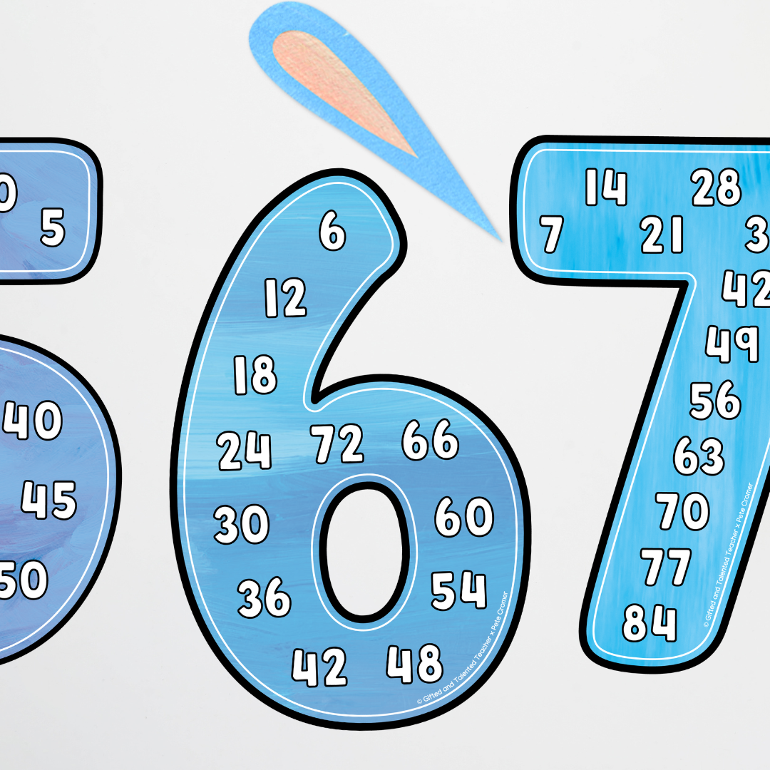 Pete Cromer: Skip Counting Numbers Set - Sea Life Classroom Decor - Teacher Resources & Classroom Decor