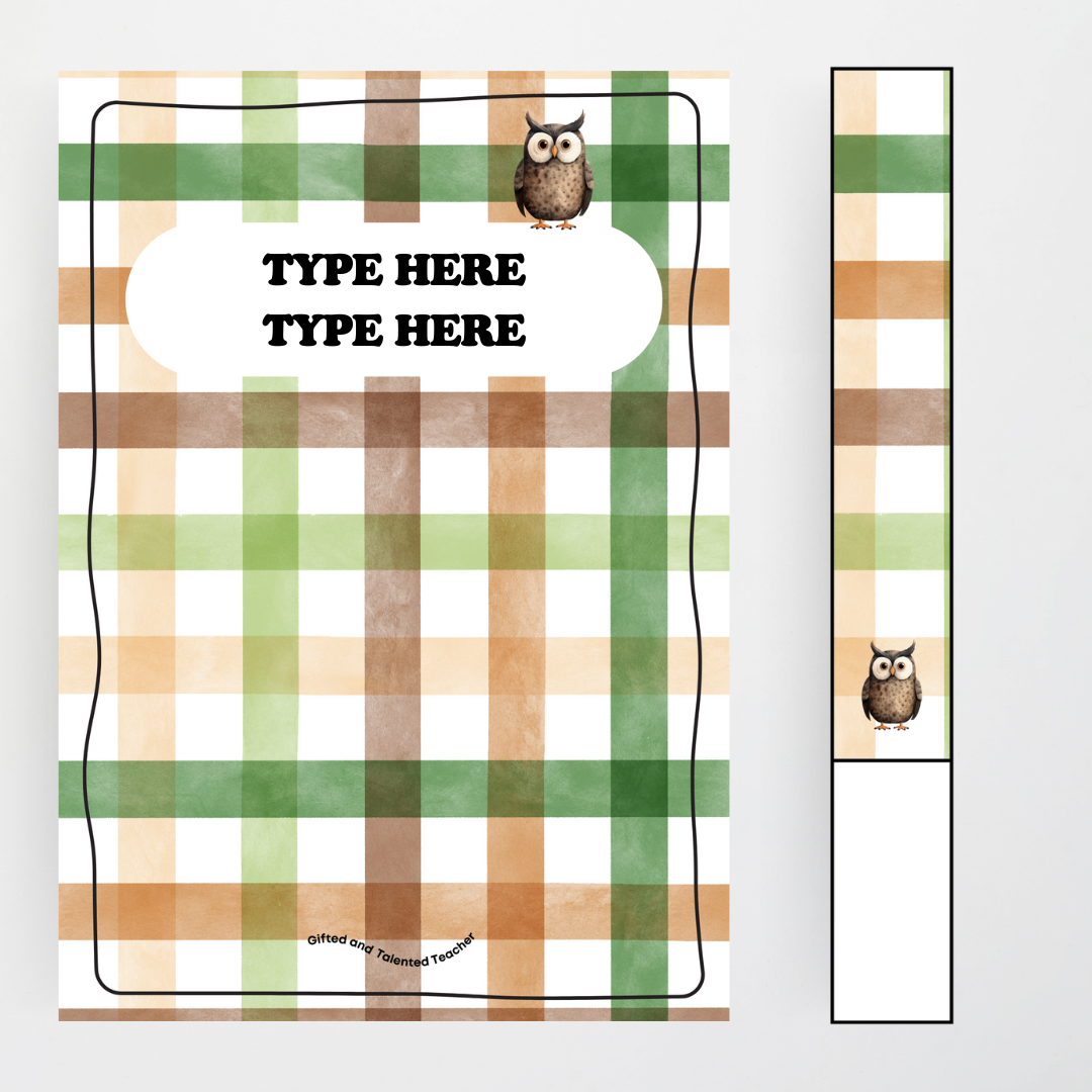 Binder Covers - Woodland Classroom Decor - Teacher Resources & Classroom Decor