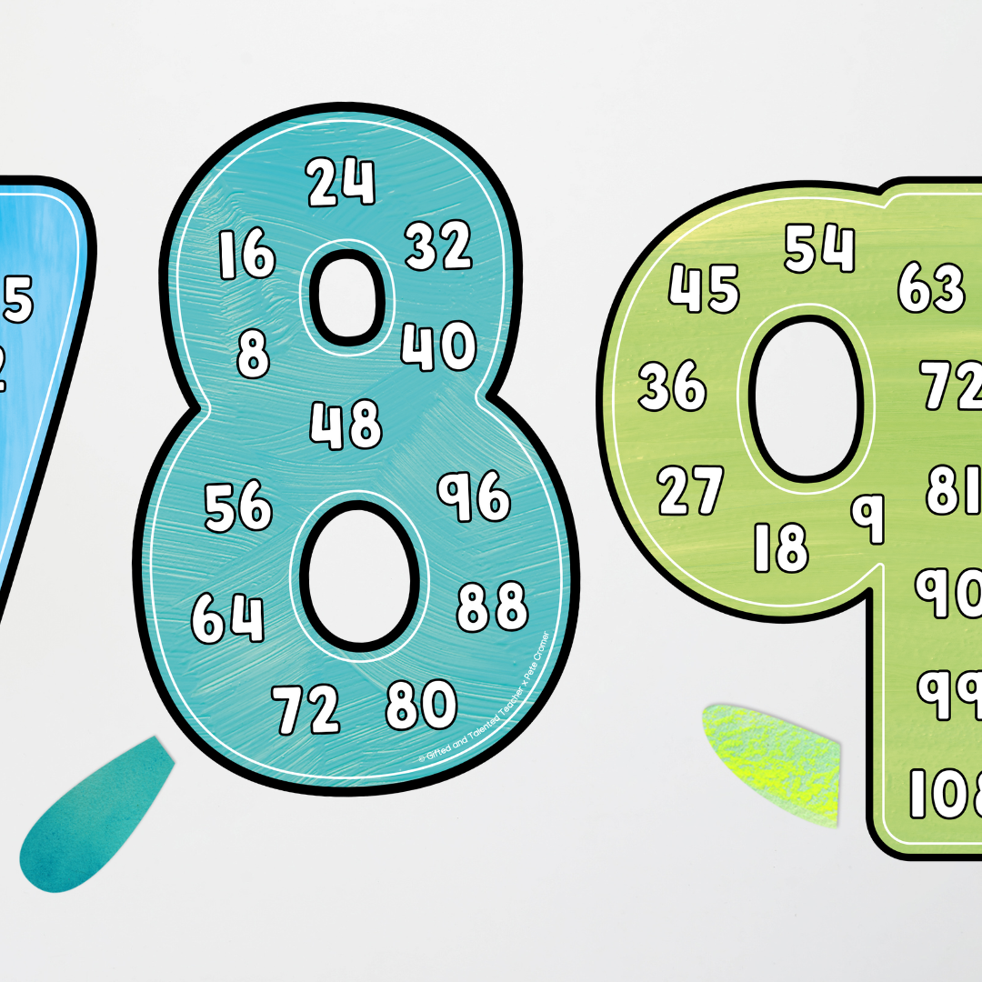 Pete Cromer: Skip Counting Numbers Set - Sea Life Classroom Decor - Teacher Resources & Classroom Decor