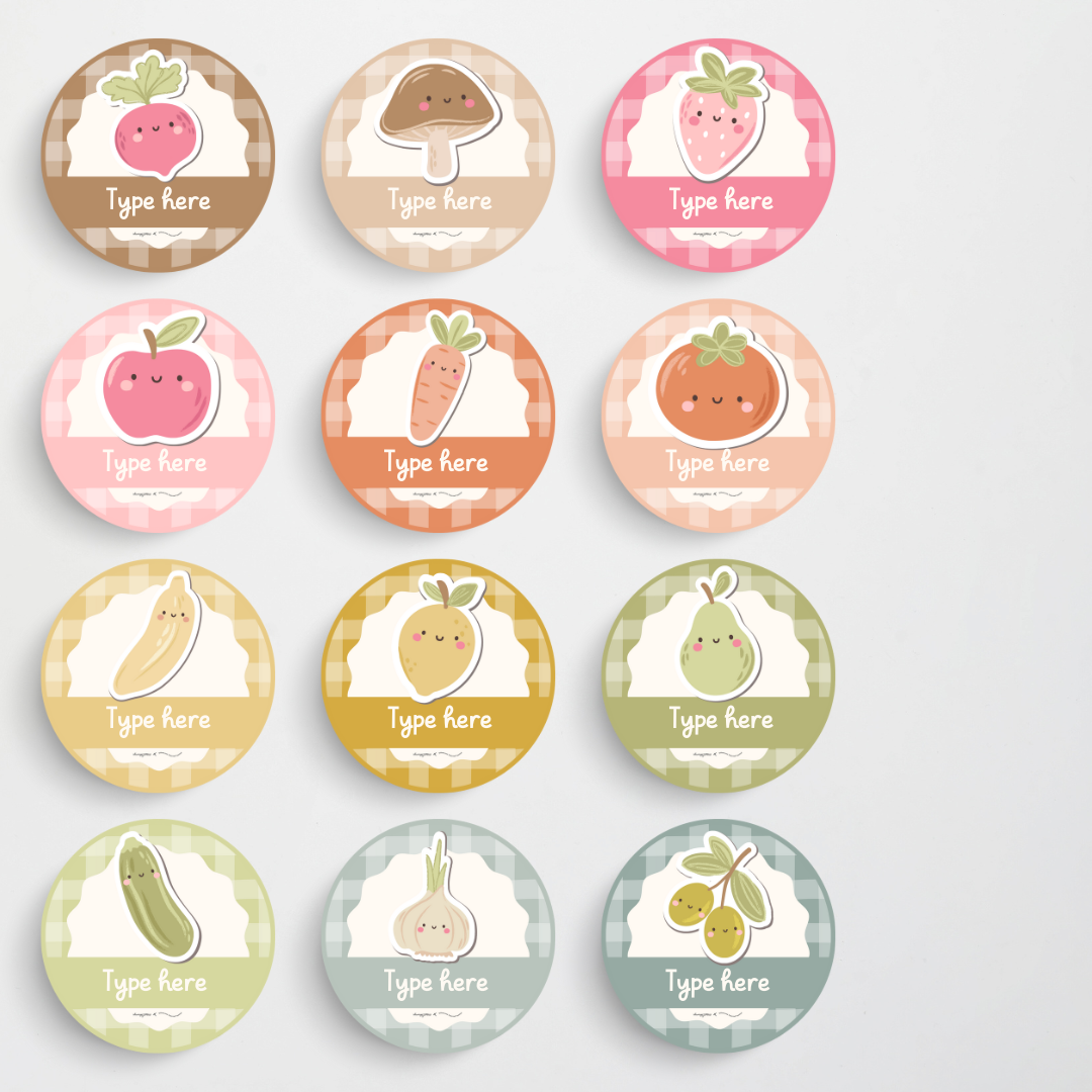 Circle Labels - Farmers Market Classroom Decor - Teacher Resources & Classroom Decor