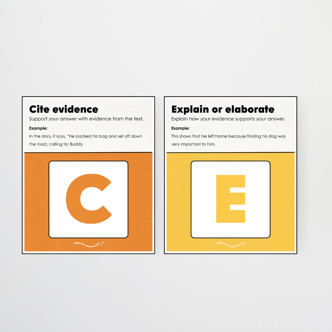 RACE Writing Strategy Poster Set - Watch this Space Classroom Decor - Teacher Resources & Classroom Decor