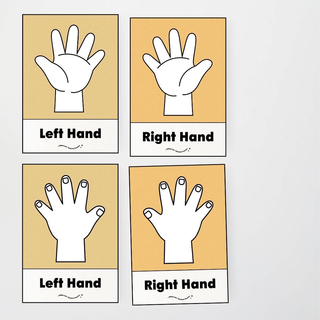 Left Hand and Right Hand Position Classroom Display - Little Circus Classroom Decor - Teacher Resources & Classroom Decor