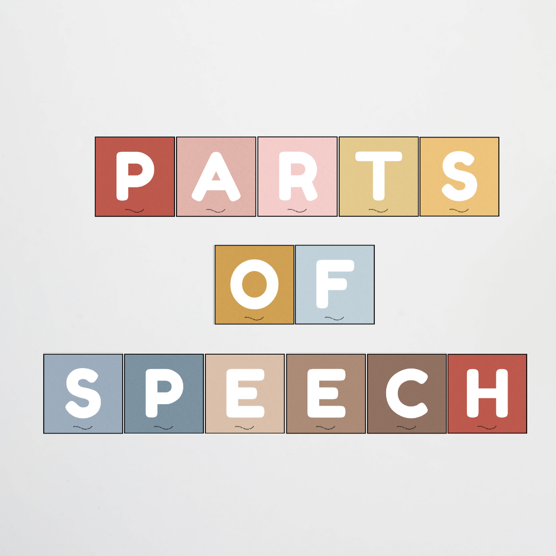 Mega Bundle: Parts of Speech Posters and Classroom Display - Little Circus Classroom Decor - Teacher Resources & Classroom Decor