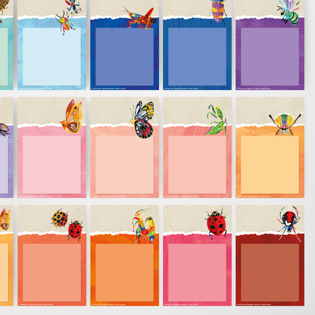 Pete Cromer: Goal Setting Bundle - Insect Life Classroom Decor - Teacher Resources & Classroom Decor