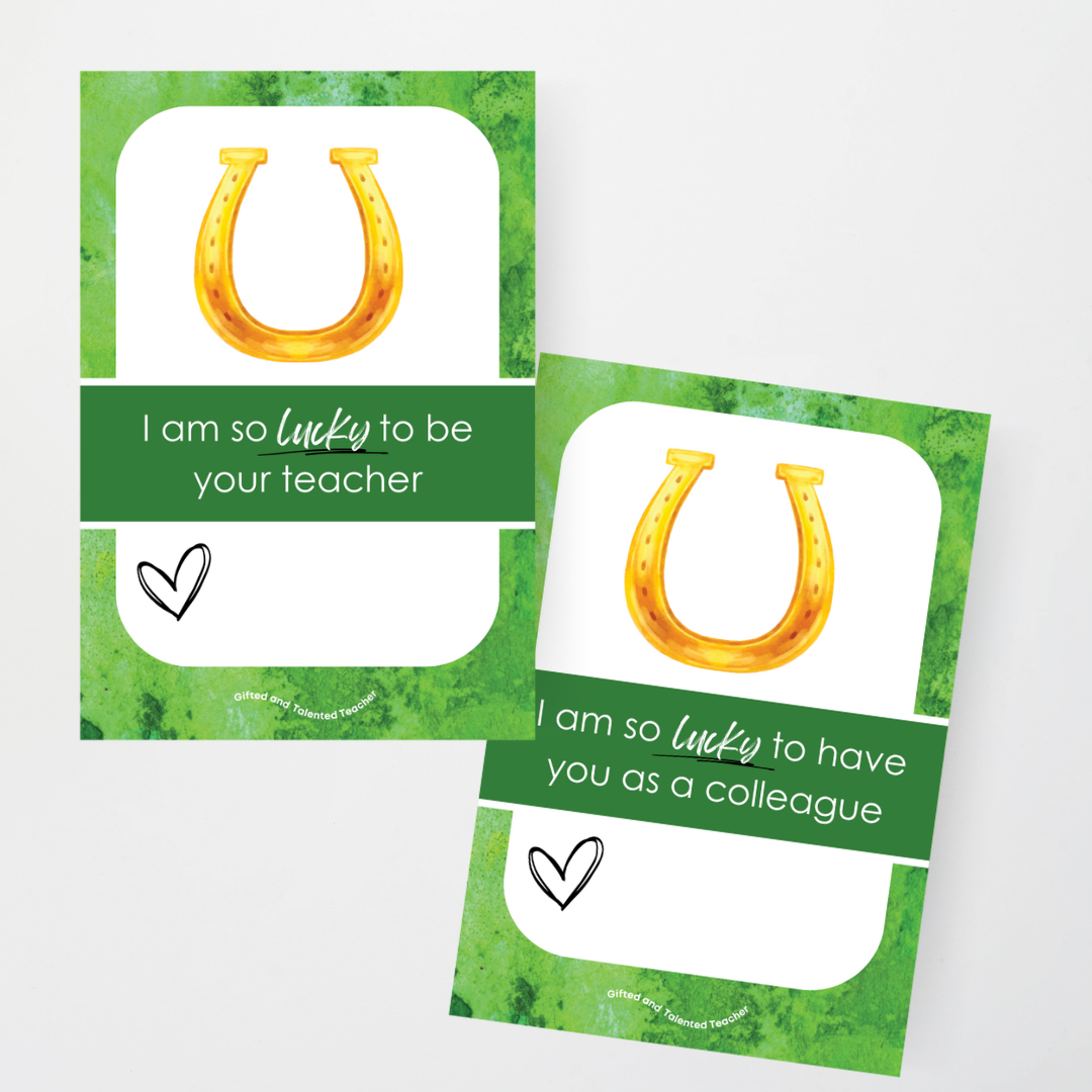 St Patrick's Day Student and Colleague Tags - Teacher Resources & Classroom Decor