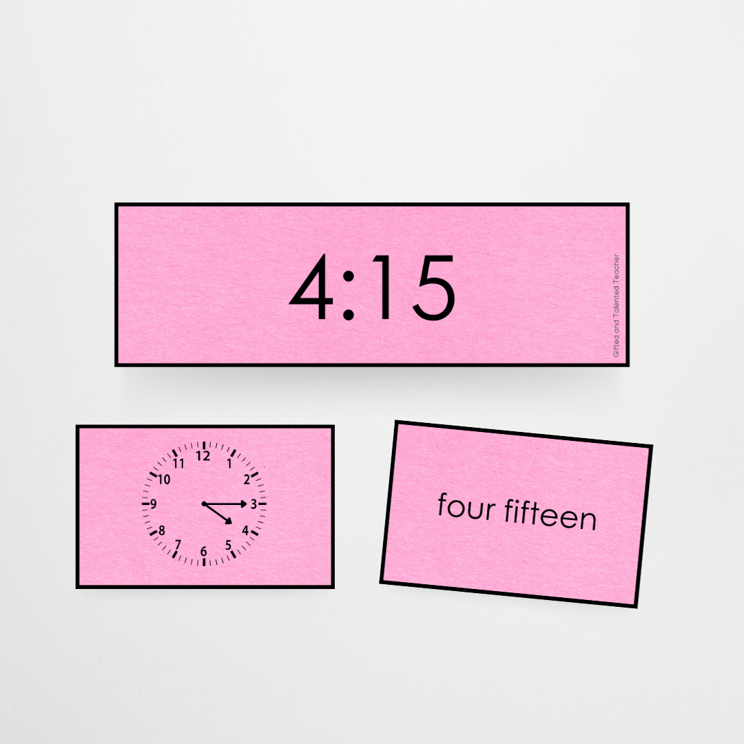 Precise Time - fifteen minutes past the hour - Teacher Resources & Classroom Decor