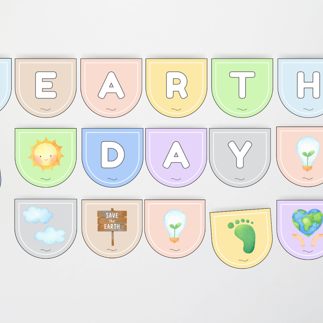 Earth Day: Bunting Activity and Display