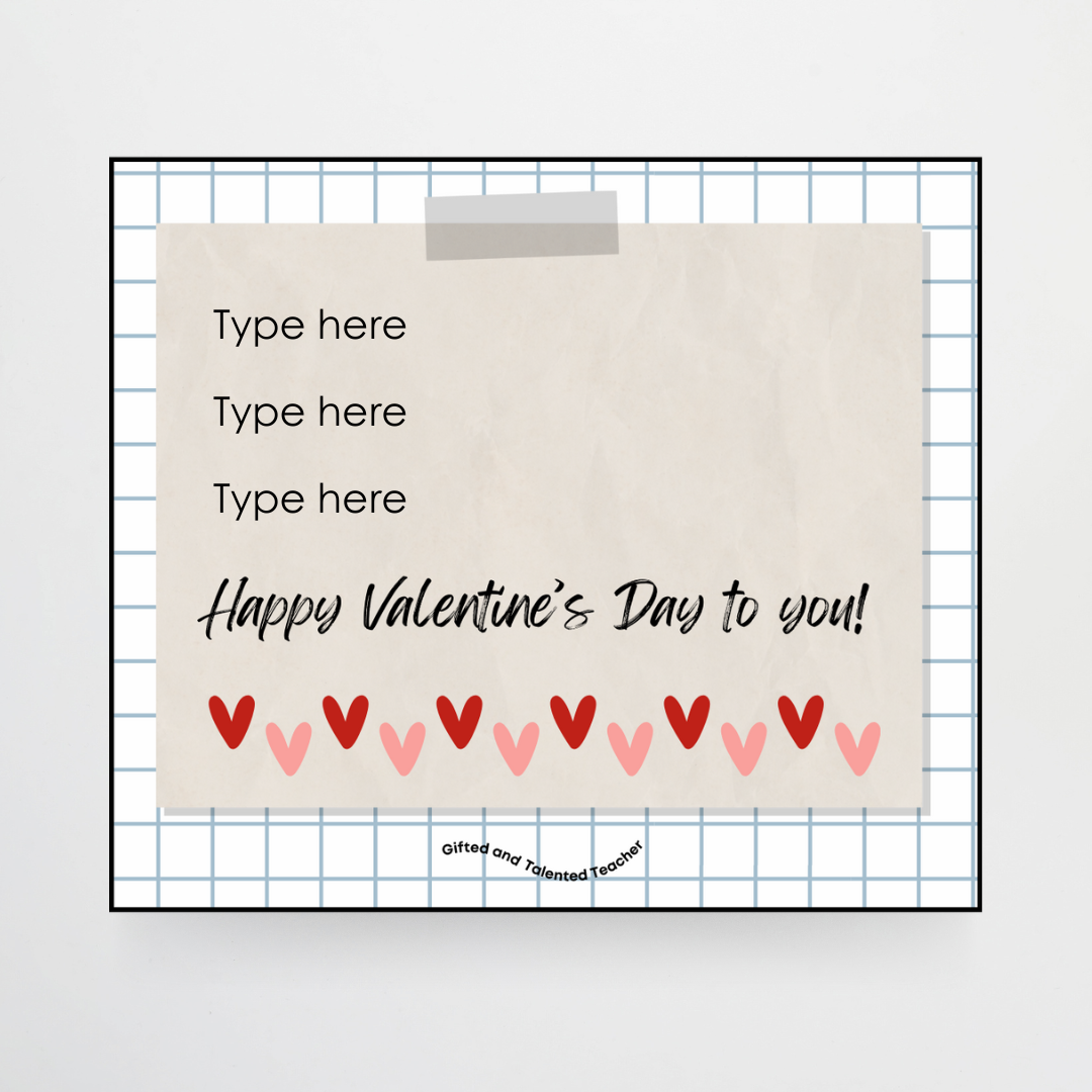 Staff Gift Tags – Valentine’s Day - Teacher Resources & Classroom Decor