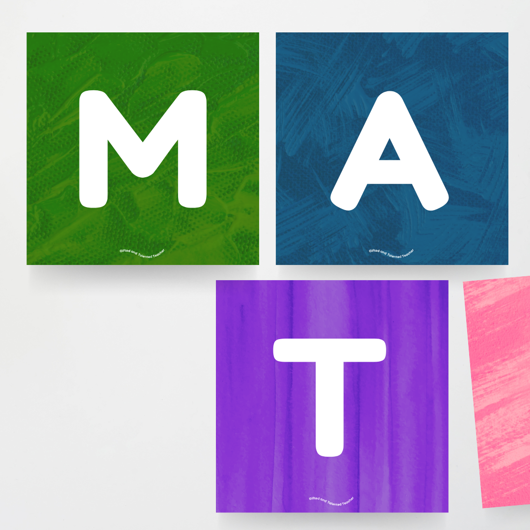 Paint Textured Lettering Tiles - Rainbow Classroom Decor - Teacher Resources & Classroom Decor