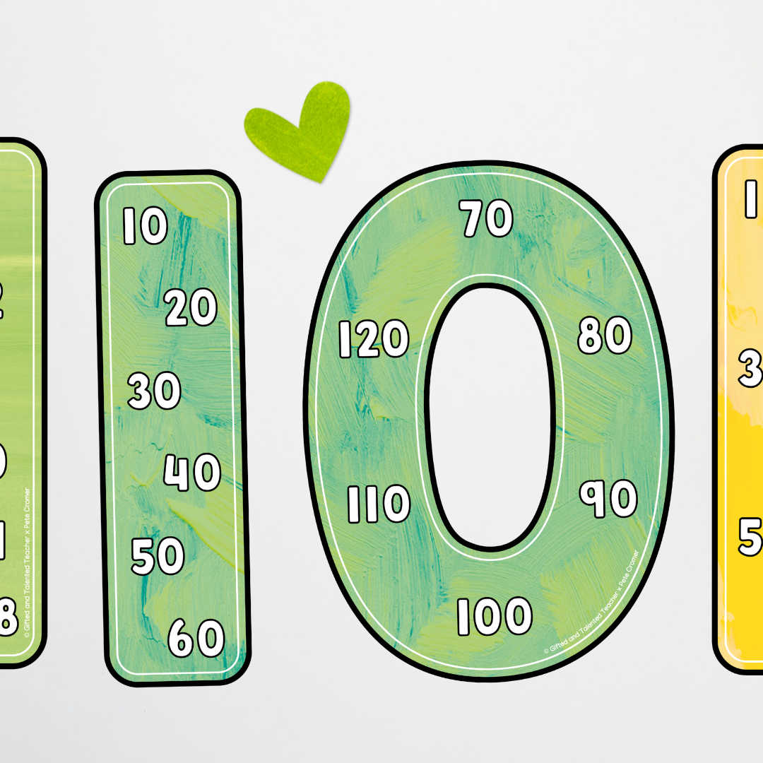 Pete Cromer: Skip Counting Numbers Set - Sea Life Classroom Decor - Teacher Resources & Classroom Decor