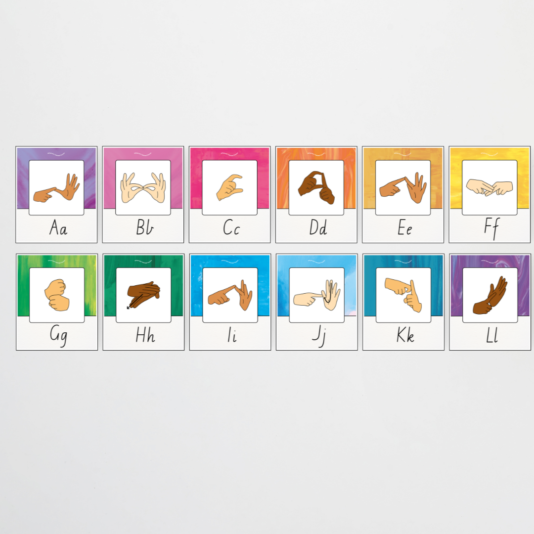 Pete Cromer: Auslan Alphabet Posters - Fauna and Flora Classroom Decor