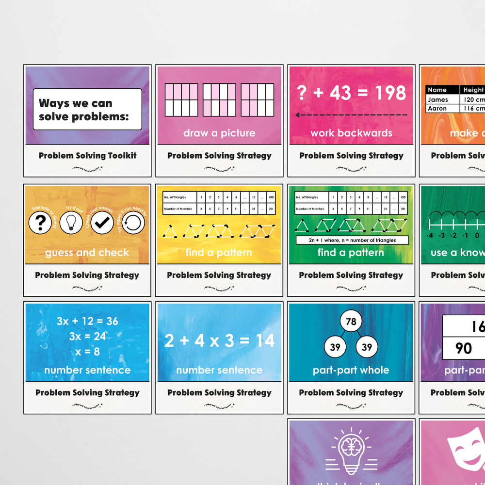 Mathematics Posters Bundle - Australian Fauna and Flora Classroom Decor