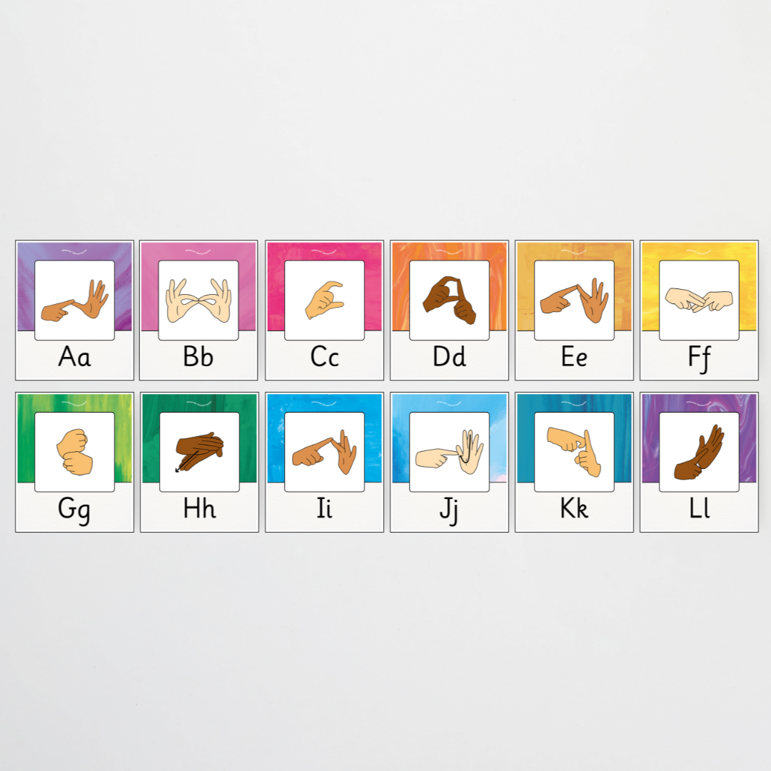 Pete Cromer: Auslan Alphabet Posters - Fauna and Flora Classroom Decor