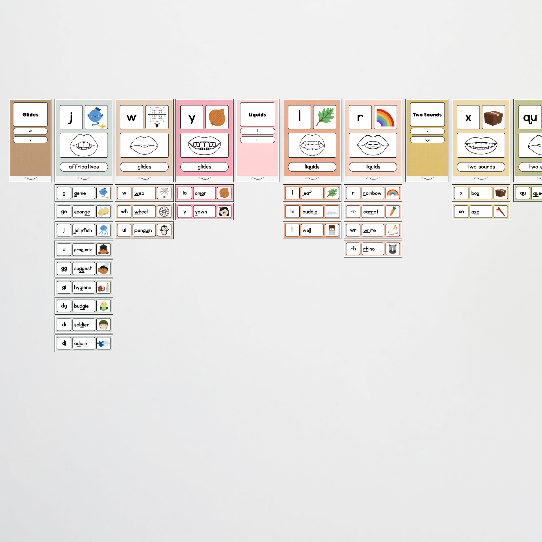 Sound Wall with Mouth Articulation - Farmers Market Classroom Decor