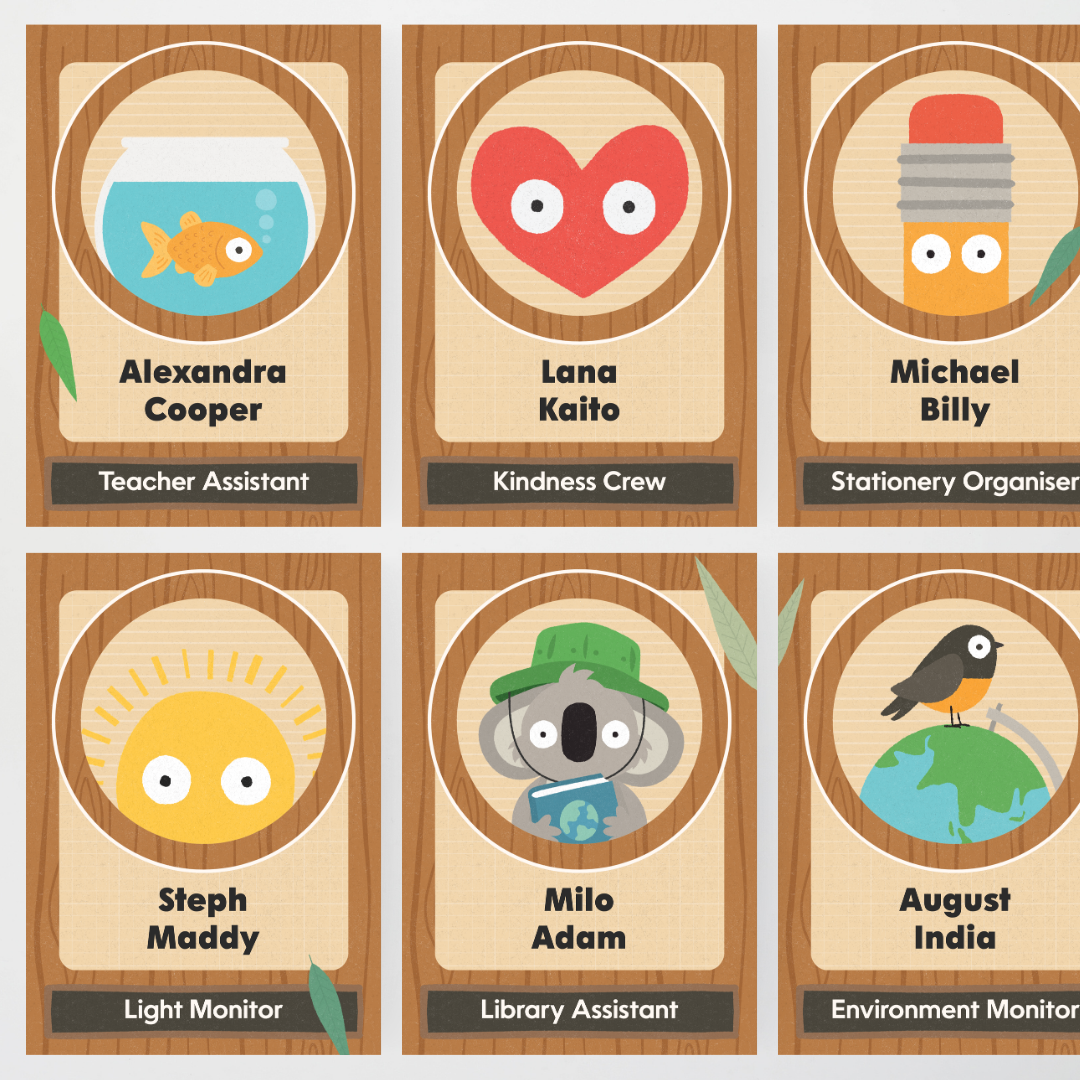 Philip Bunting: Classroom Jobs - Back to School Classroom Decor