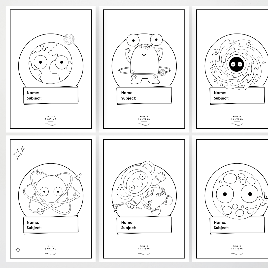 Philip Bunting: Book Covers - Watch this Space Classroom Decor - Teacher Resources & Classroom Decor