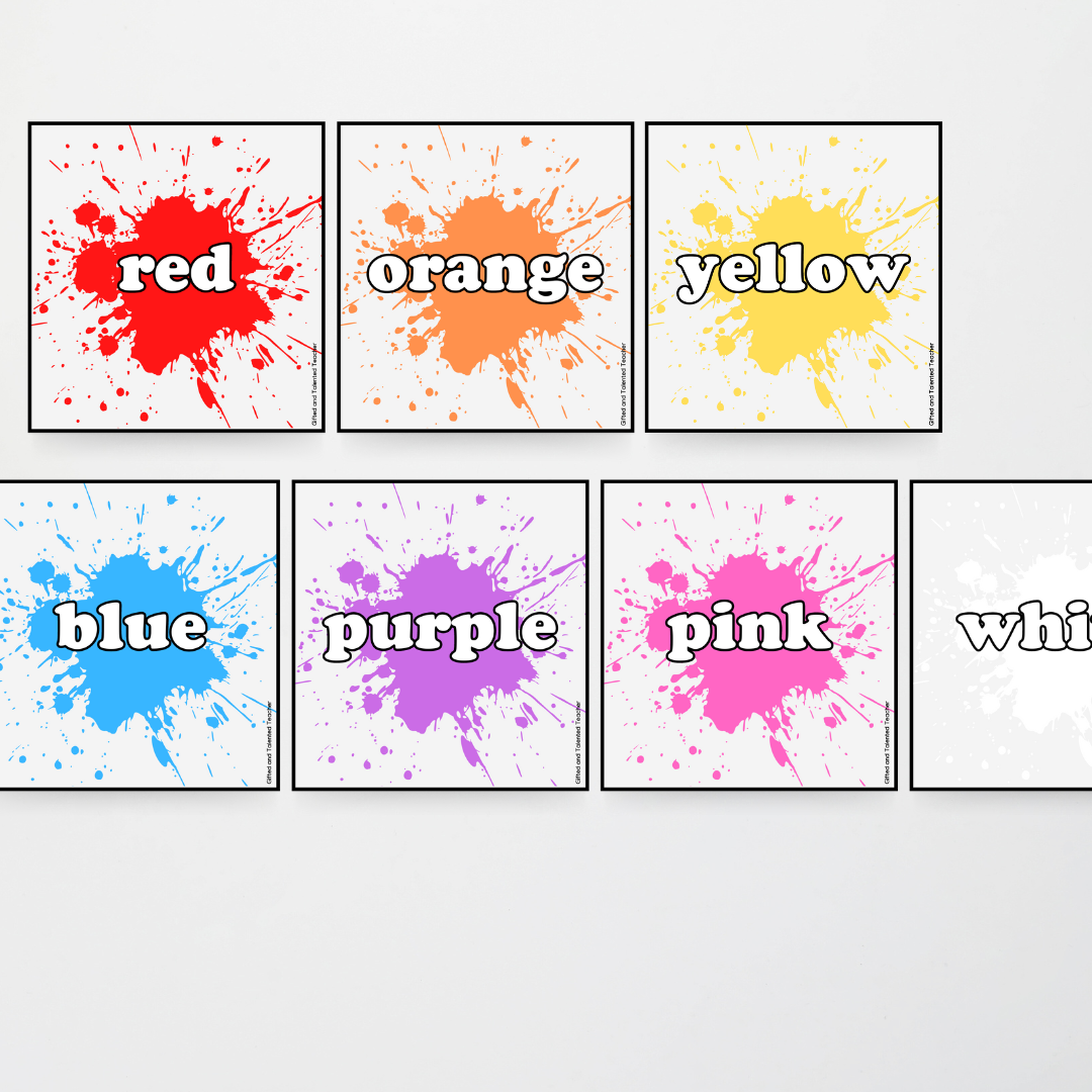 Colour Posters - Woodland Classroom Decor