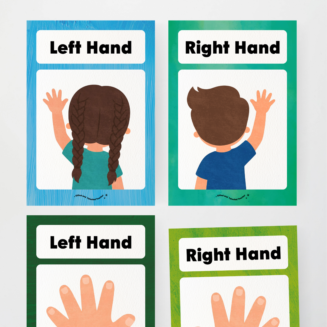 Left Hand and Right Hand Position Classroom Display - Insect Life Classroom Decor - Teacher Resources & Classroom Decor