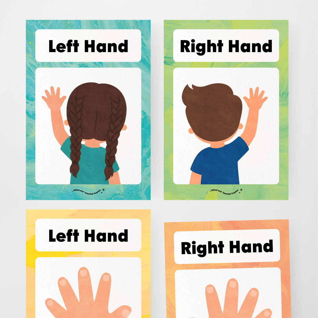 Left Hand and Right Hand Position Classroom Display - Sea Life Classroom Decor - Teacher Resources & Classroom Decor