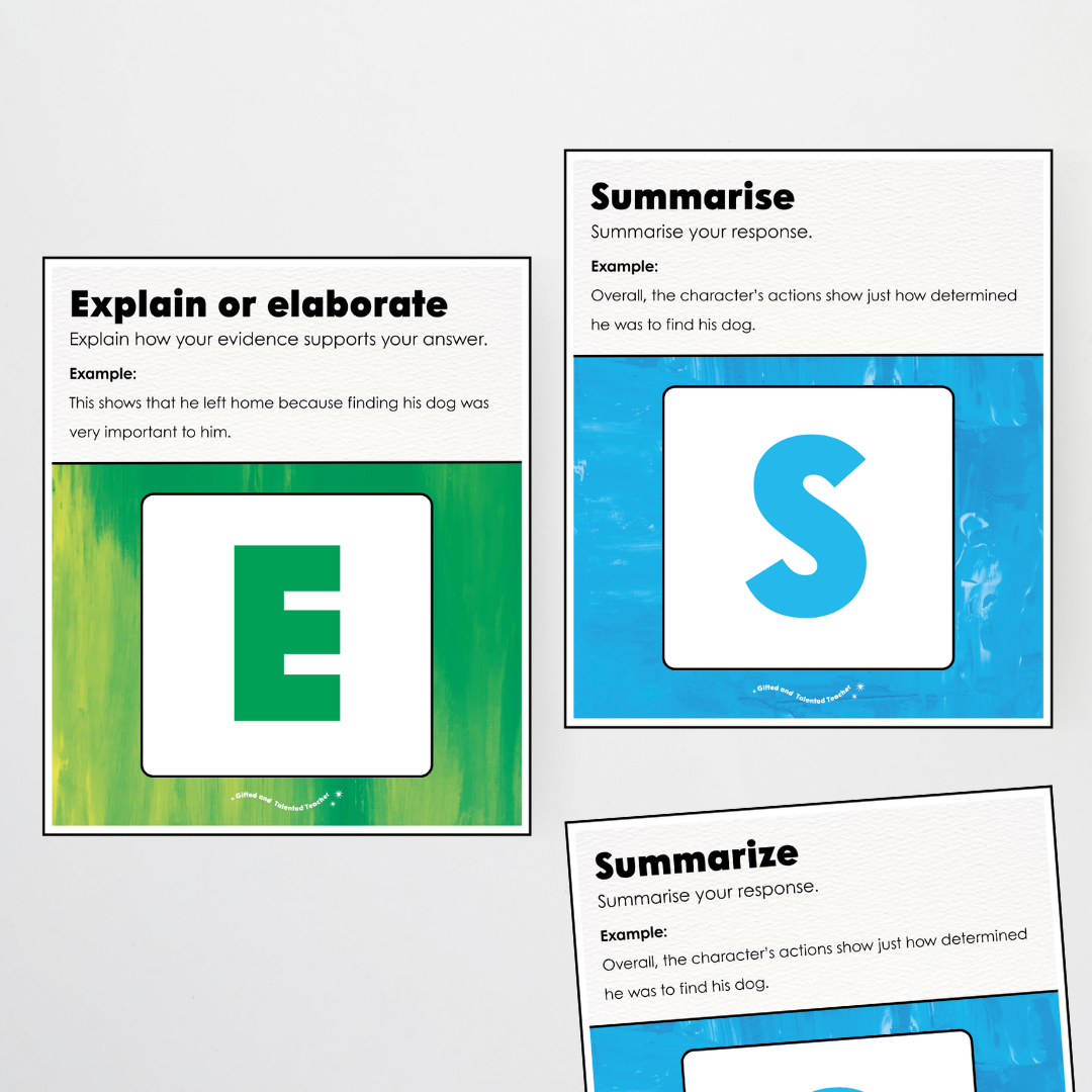 RACES Writing Strategy Poster Set - Australian Fauna and Flora Classroom Decor - Teacher Resources & Classroom Decor