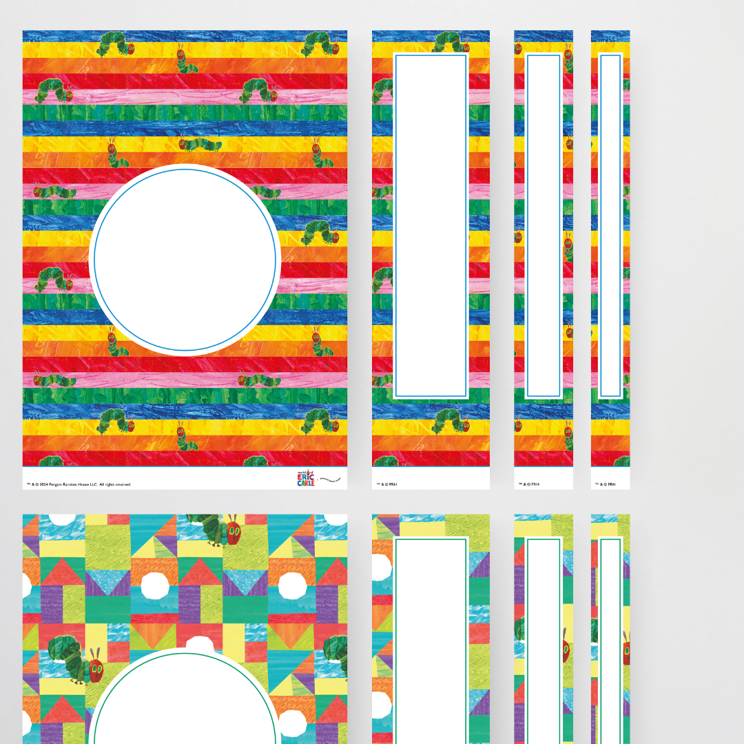 Binder Covers Set 2 - The Very Hungry Caterpillar™ - Teacher Resources & Classroom Decor