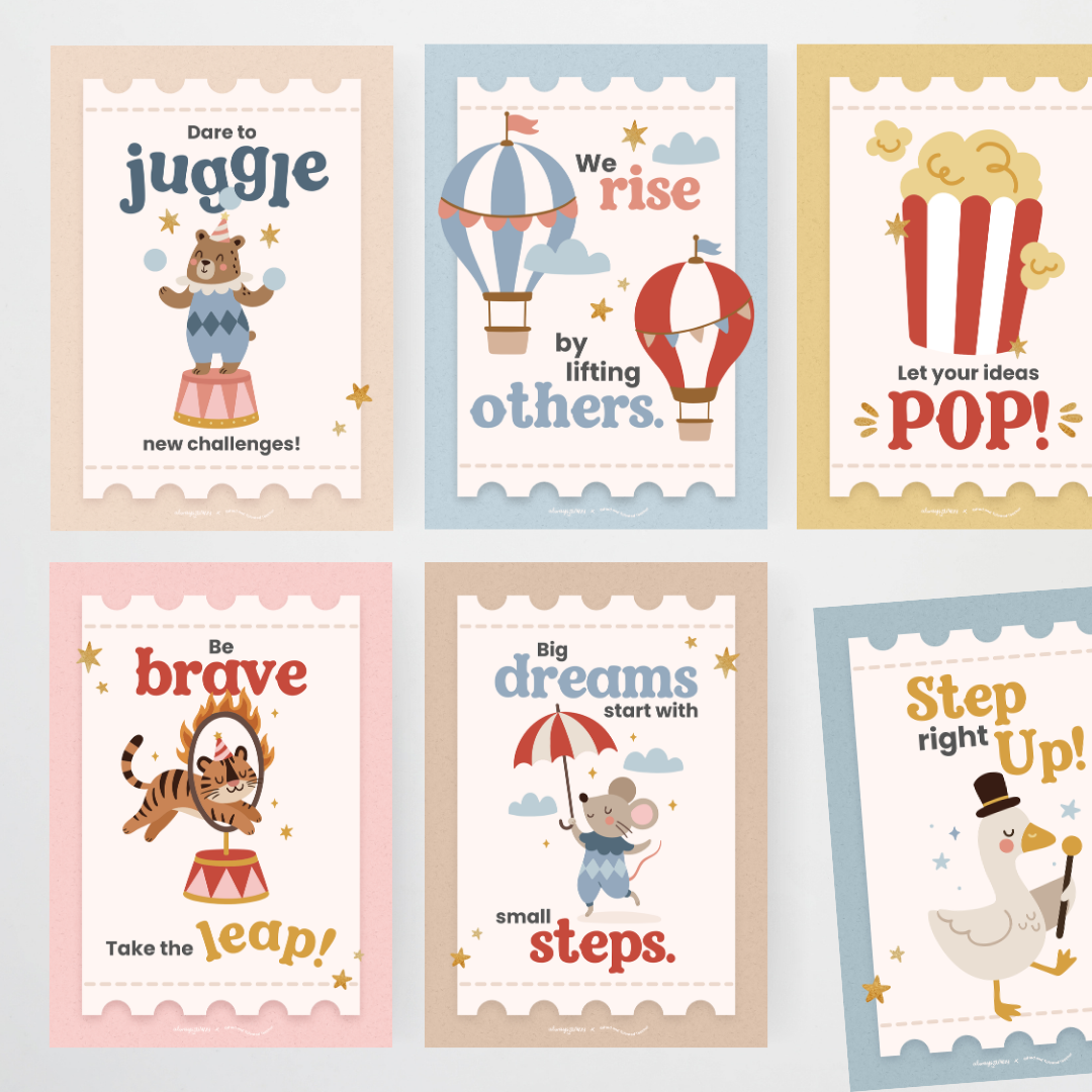 Quote Posters - Little Circus Classroom Decor