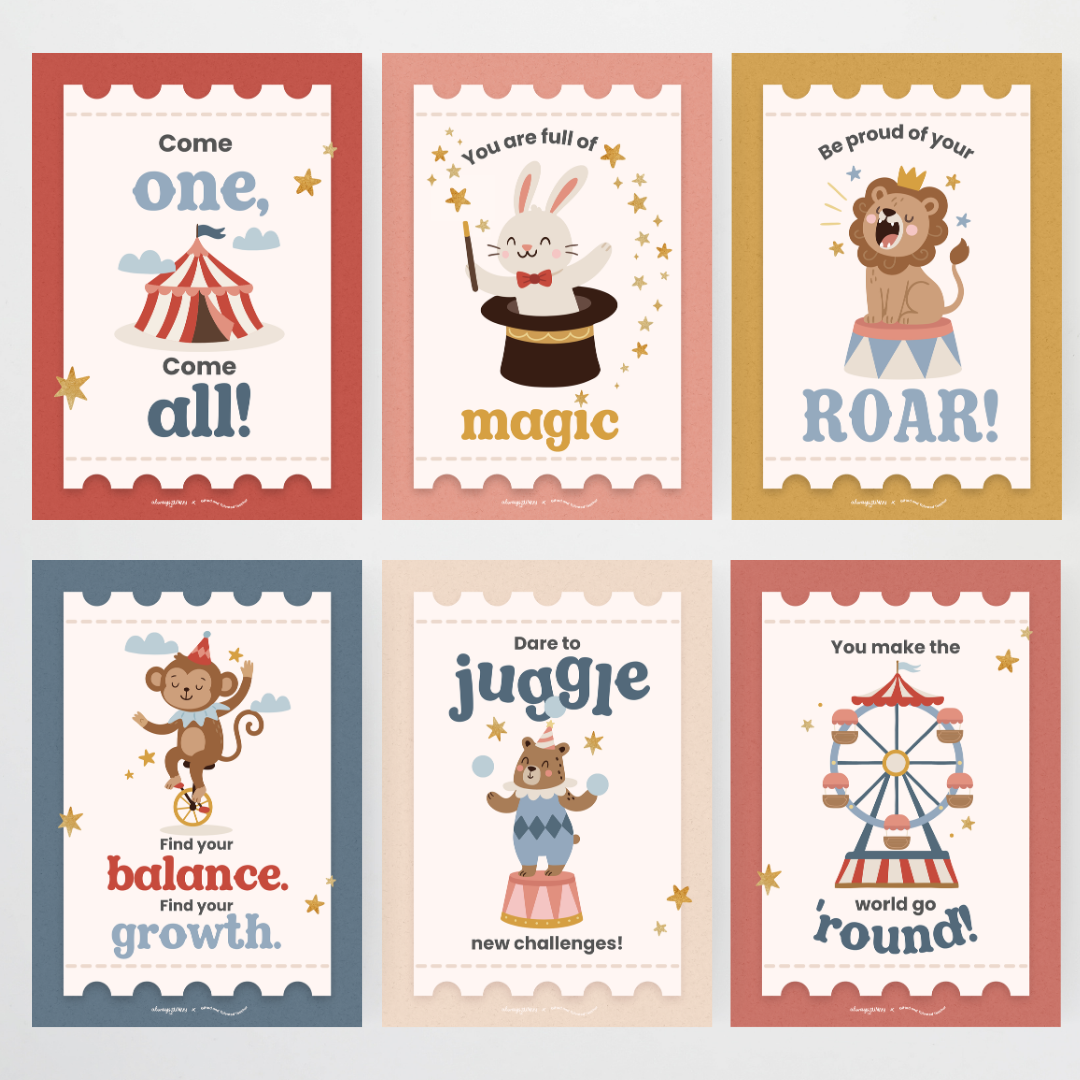 Quote Posters - Little Circus Classroom Decor