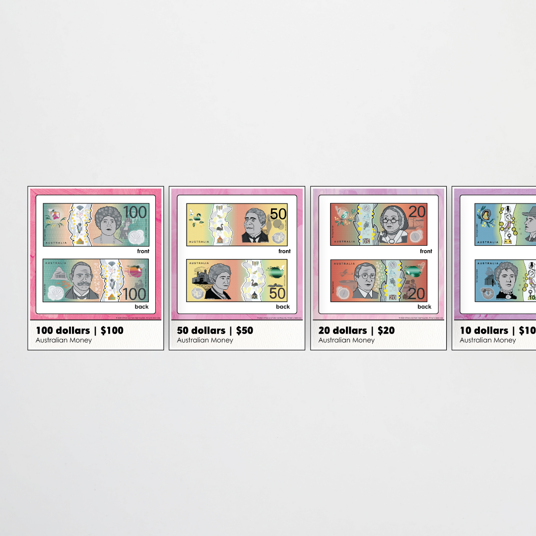 Australian Money Posters - Sea Life Classroom Decor