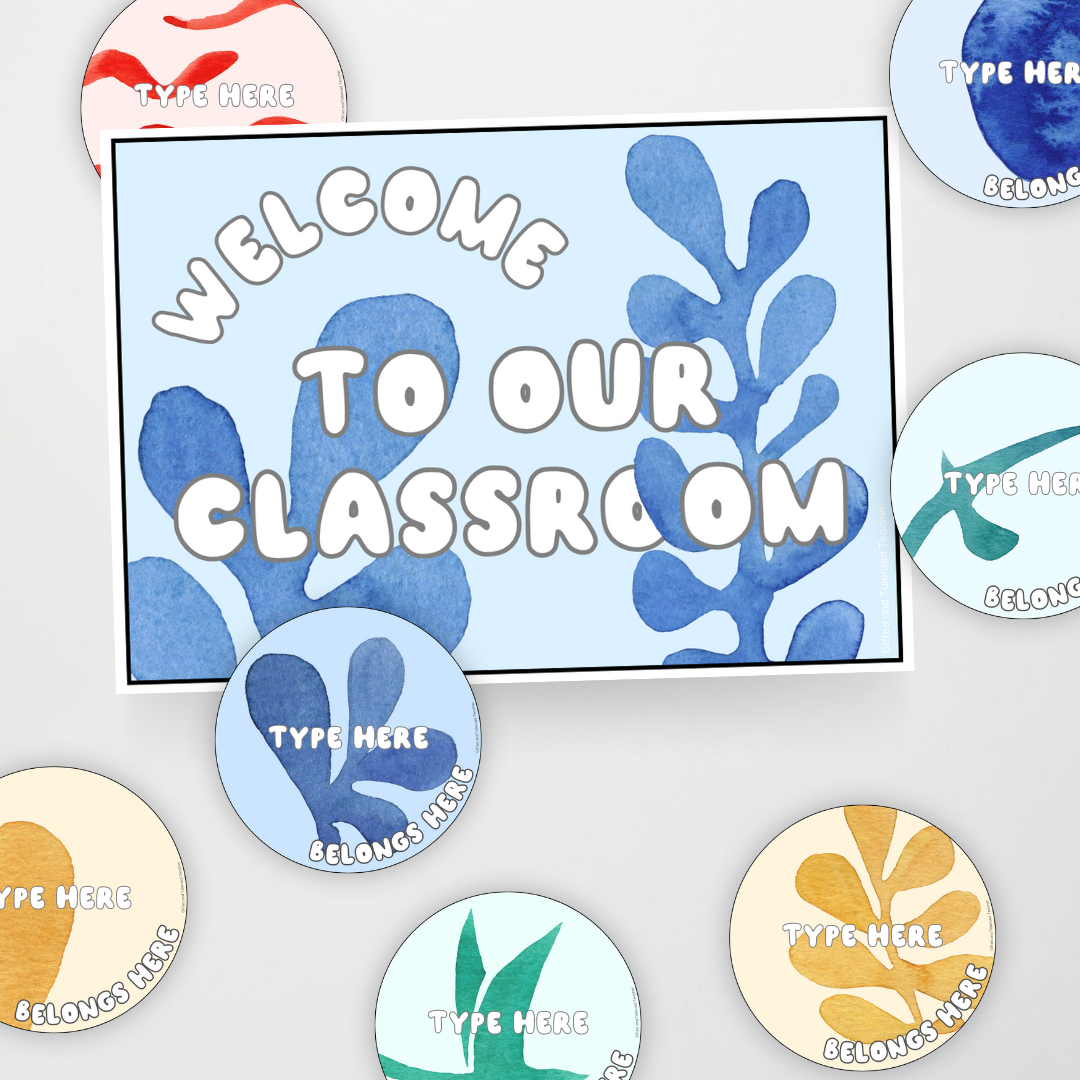 Matisse: Welcome Door Display - Color | Colour - Teacher Resources & Classroom Decor