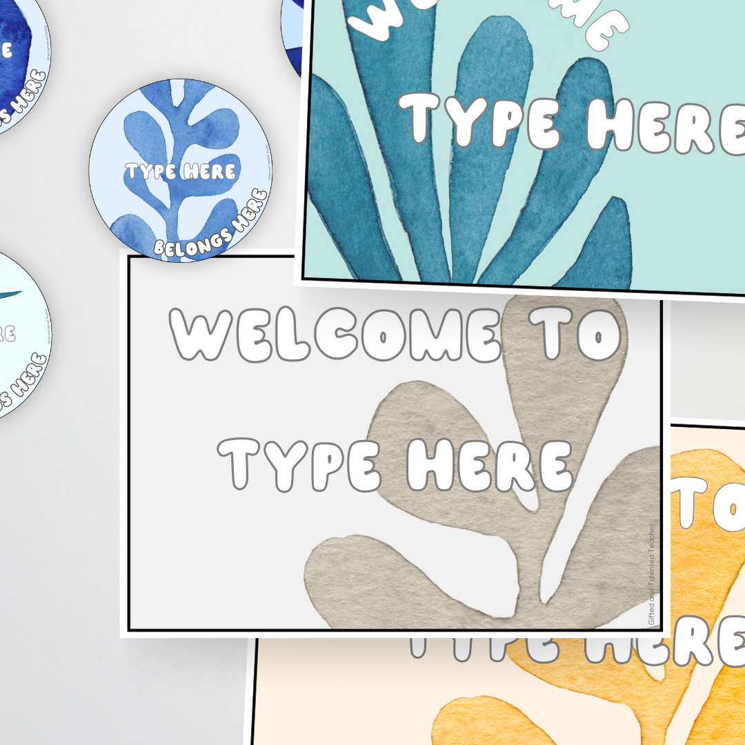 Matisse: Welcome Door Display - Color | Colour - Teacher Resources & Classroom Decor