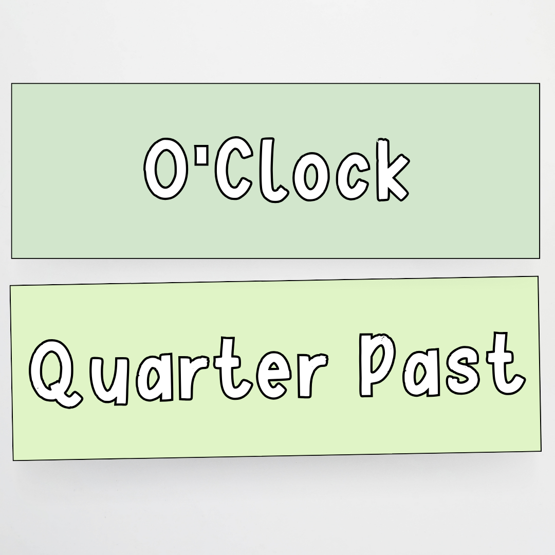 Clock Labels - Boho Botanical Classroom Decor - Teacher Resources & Classroom Decor