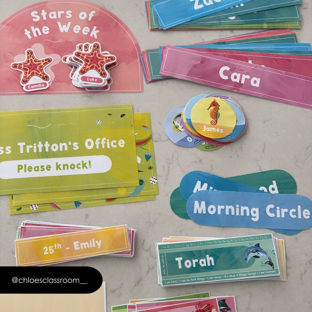 x Pete Cromer - Sea Life Classroom Decor Bundle - Teacher Resources & Classroom Decor