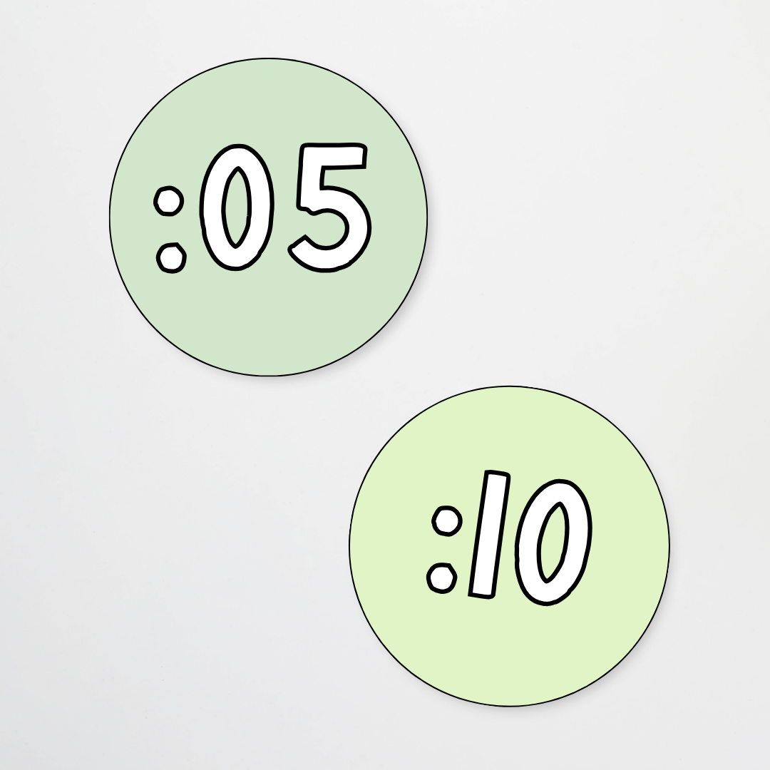Clock Labels - Boho Botanical Classroom Decor - Teacher Resources & Classroom Decor