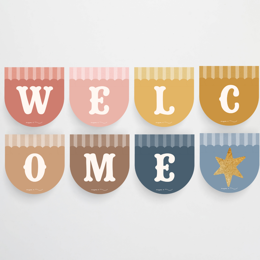 Bunting Flags - Little Circus Classroom Decor