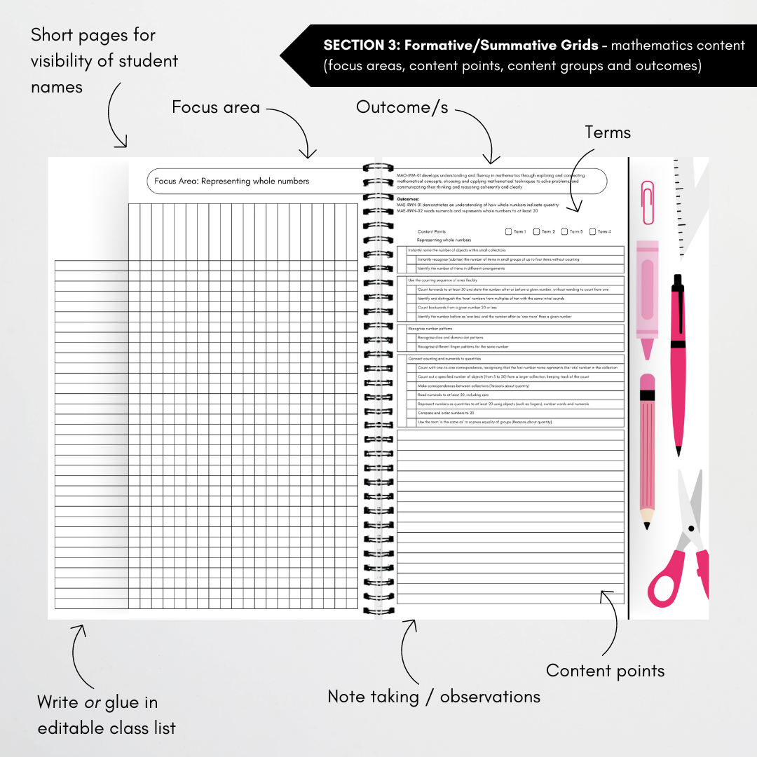 Assessment Book - NSW Syllabus - Teacher Resources & Classroom Decor