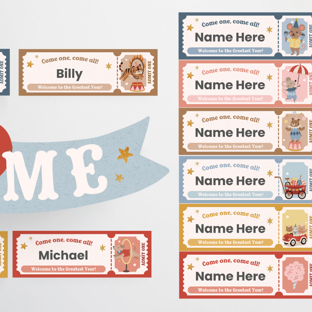 Classroom Door Display - Little Circus Classroom Decor