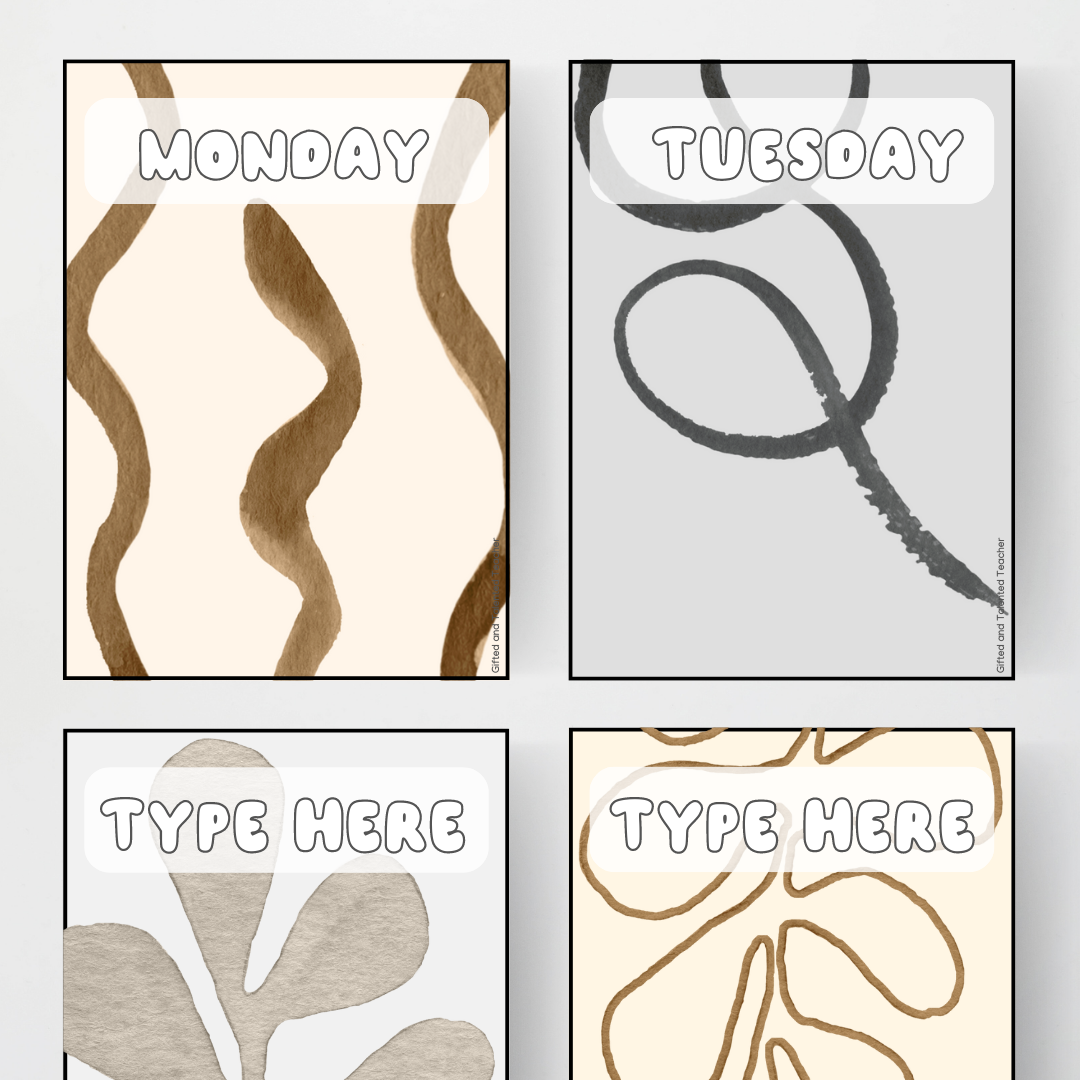 Matisse: Groups - Neutral Classroom Decor - Teacher Resources & Classroom Decor