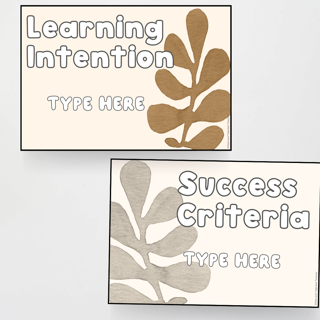 Matisse: Visible Learning - Neutral Classroom Decor - Teacher Resources & Classroom Decor