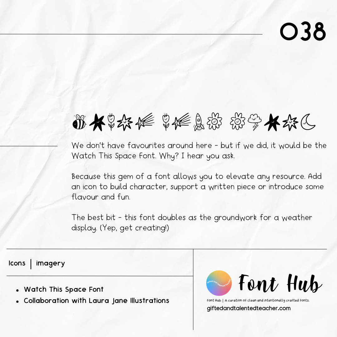 Watch this Space - GT Font x Laura Jane Illustrations