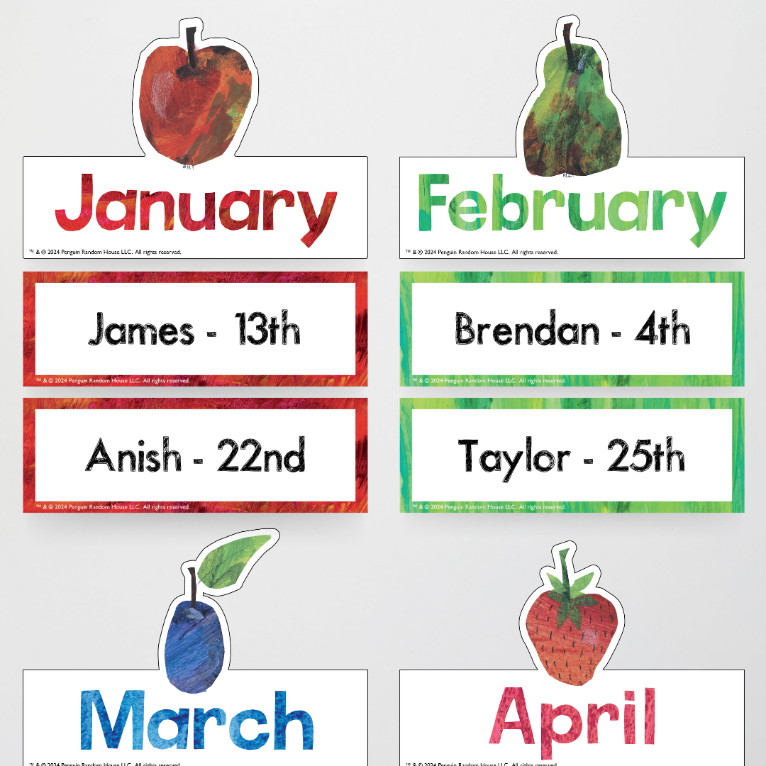 Birthday Display - The Very Hungry Caterpillar™ - Teacher Resources & Classroom Decor