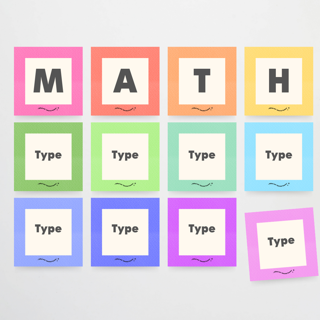 Rainbow Classroom Decor Bundle