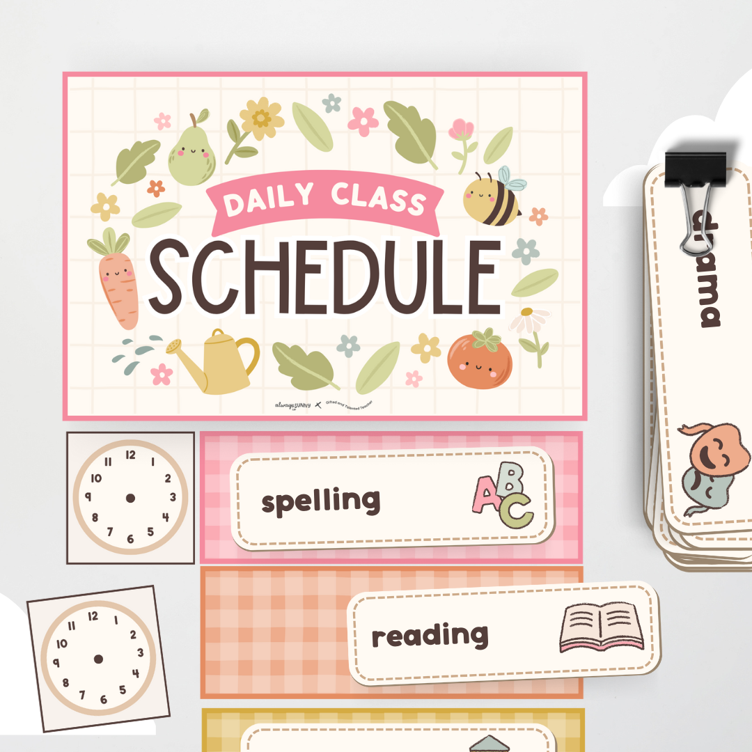 x Always Sunny Co. - Farmers Market Classroom Decor (Upper Grades) Bundle