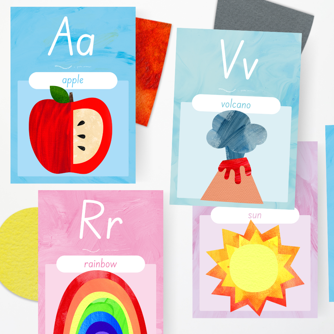 Pete Cromer: A-Z Alphabet Posters - Sea Life Classroom Decor