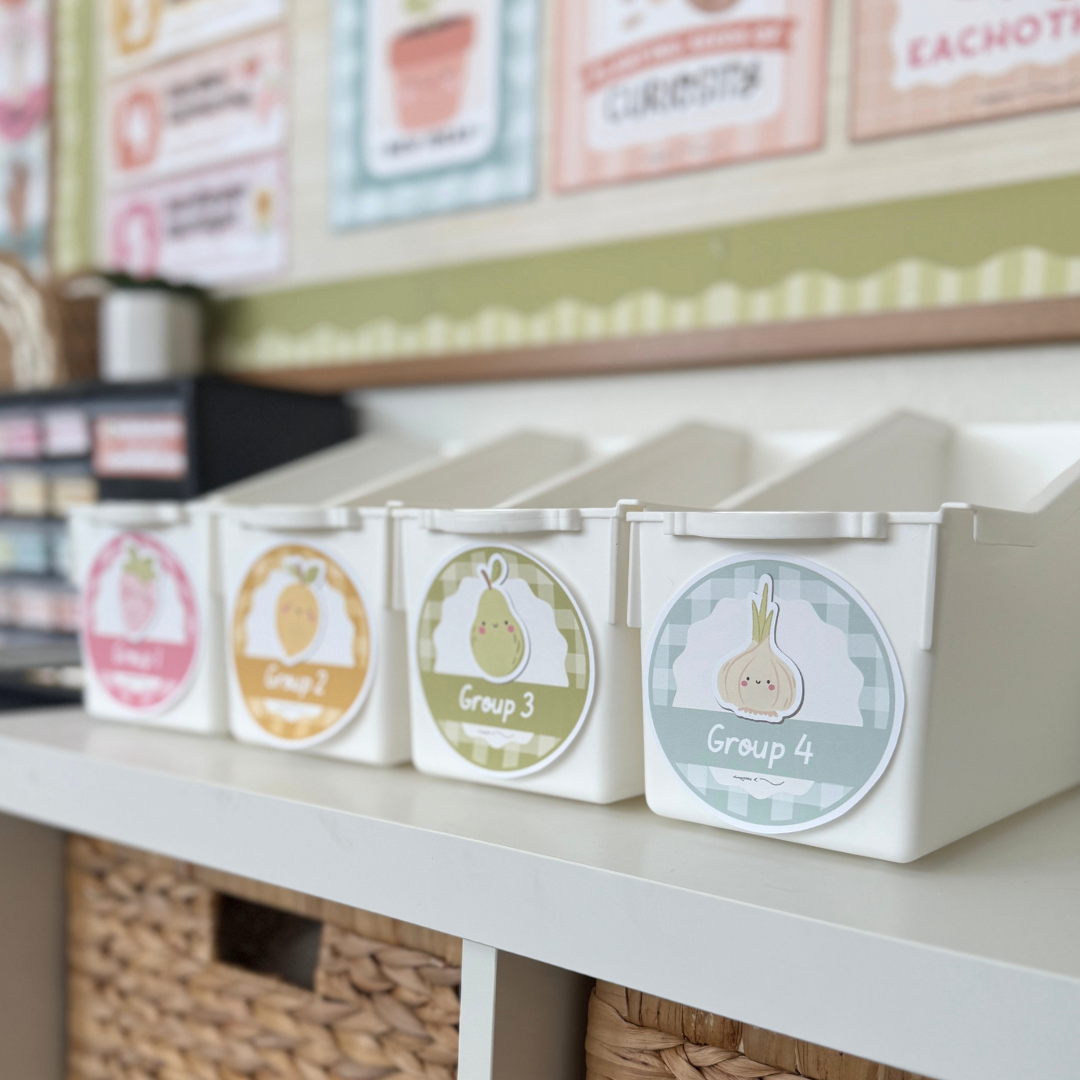 Circle Labels - Farmers Market Classroom Decor - Teacher Resources & Classroom Decor