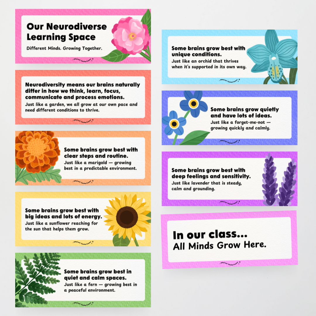 Our Neurodiverse Classroom - Neurodiversity Wall Display - Teacher Resources & Classroom Decor