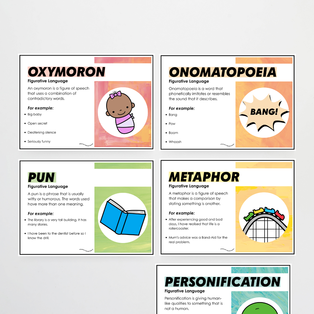 Pete Cromer: Figurative Language Classroom Posters - Sea Life Classroom Decor - Teacher Resources & Classroom Decor