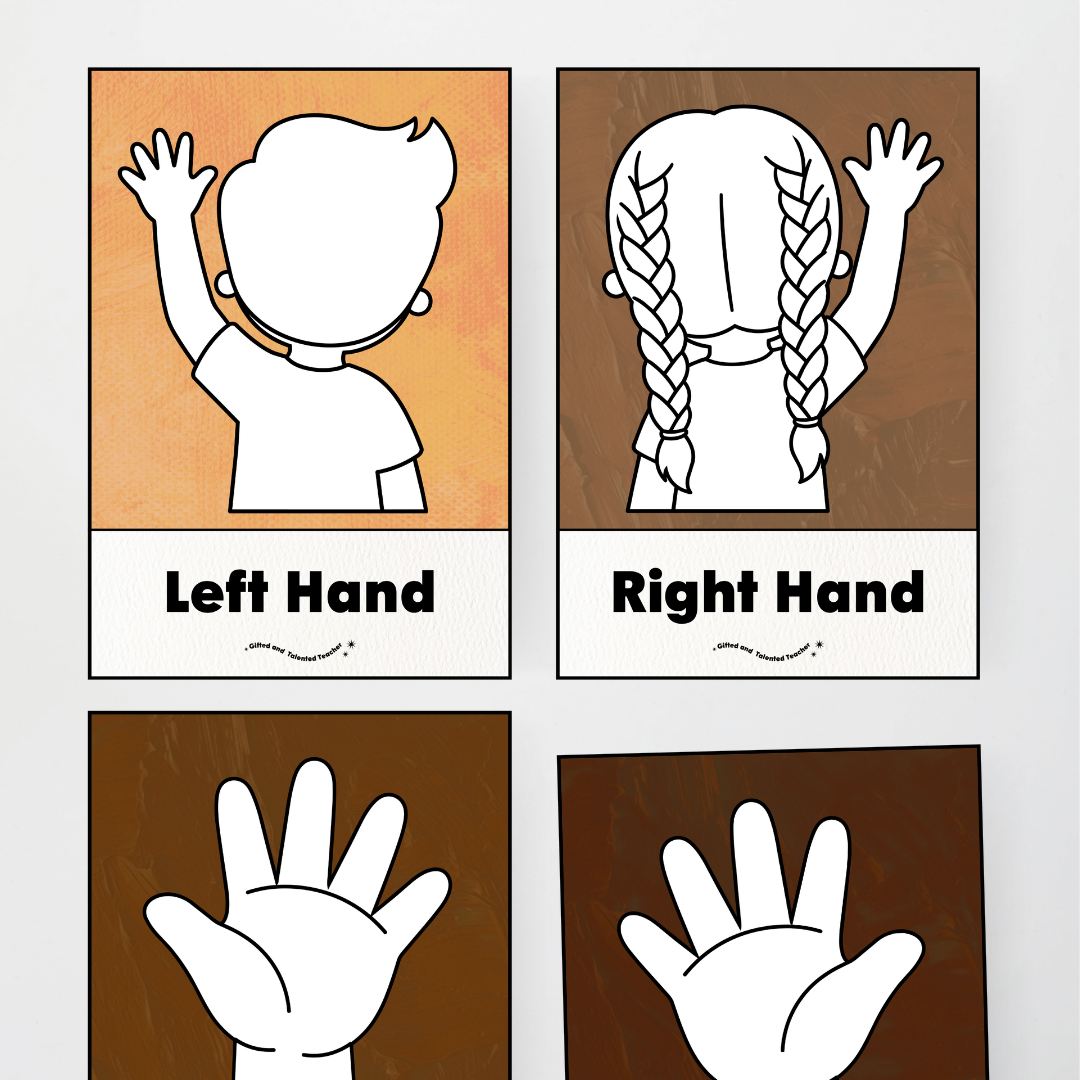 Left Hand and Right Hand Position Classroom Display - Neutral Classroom Decor - Teacher Resources & Classroom Decor